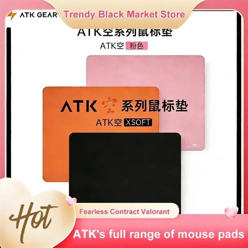 Hot ATK Kong Xsoft Esports Mouse Pad For 60%-80% Mechanical Keyboard Anti Slip Pad Desktop Gaming Gears PORON CSGO Pads For Game