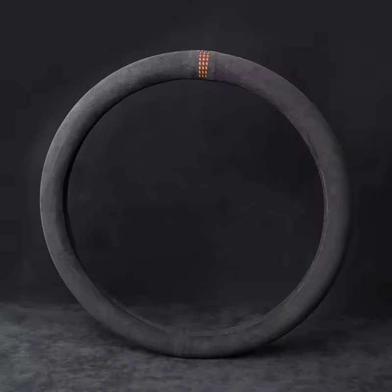 Coprivolante per auto in pelle scamosciata da 38 cm, resistente all'usura, per Cadillac CT4 CT5 CT6 Escalade XT4 XT5 XT6 Lyriq Escalade IQ