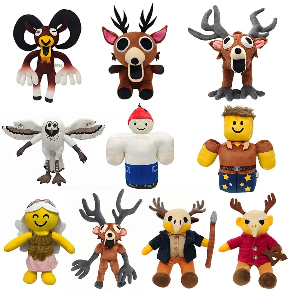 Nuovi 99 notti nella foresta cervo giocattoli di peluche film animali di peluche cervo giocattolo fan regali di compleanno giocattoli per bambini regali di Natale