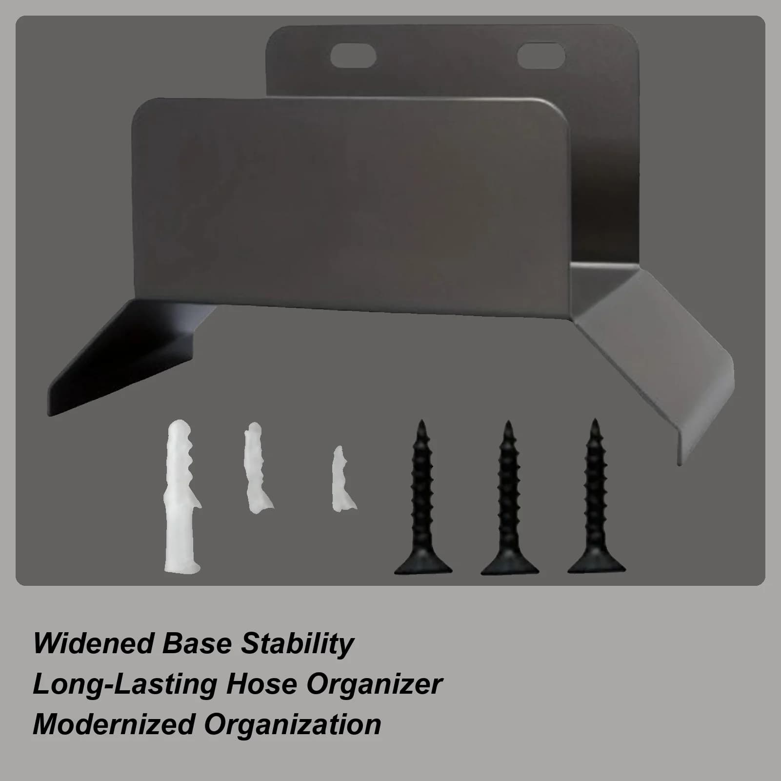 Supporto per tubo da giardino Rack di stoccaggio per tubo resistente per parete Appendiabiti multifunzionale per tubo dell'acqua per prato agricolo garage