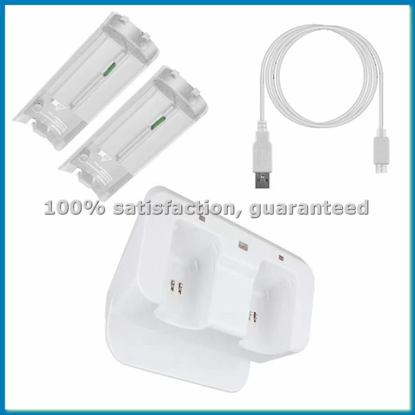 Smart Charging Station Dock Stand Charger for U Gamepad Remote Controller A9LC(White)-ELEC