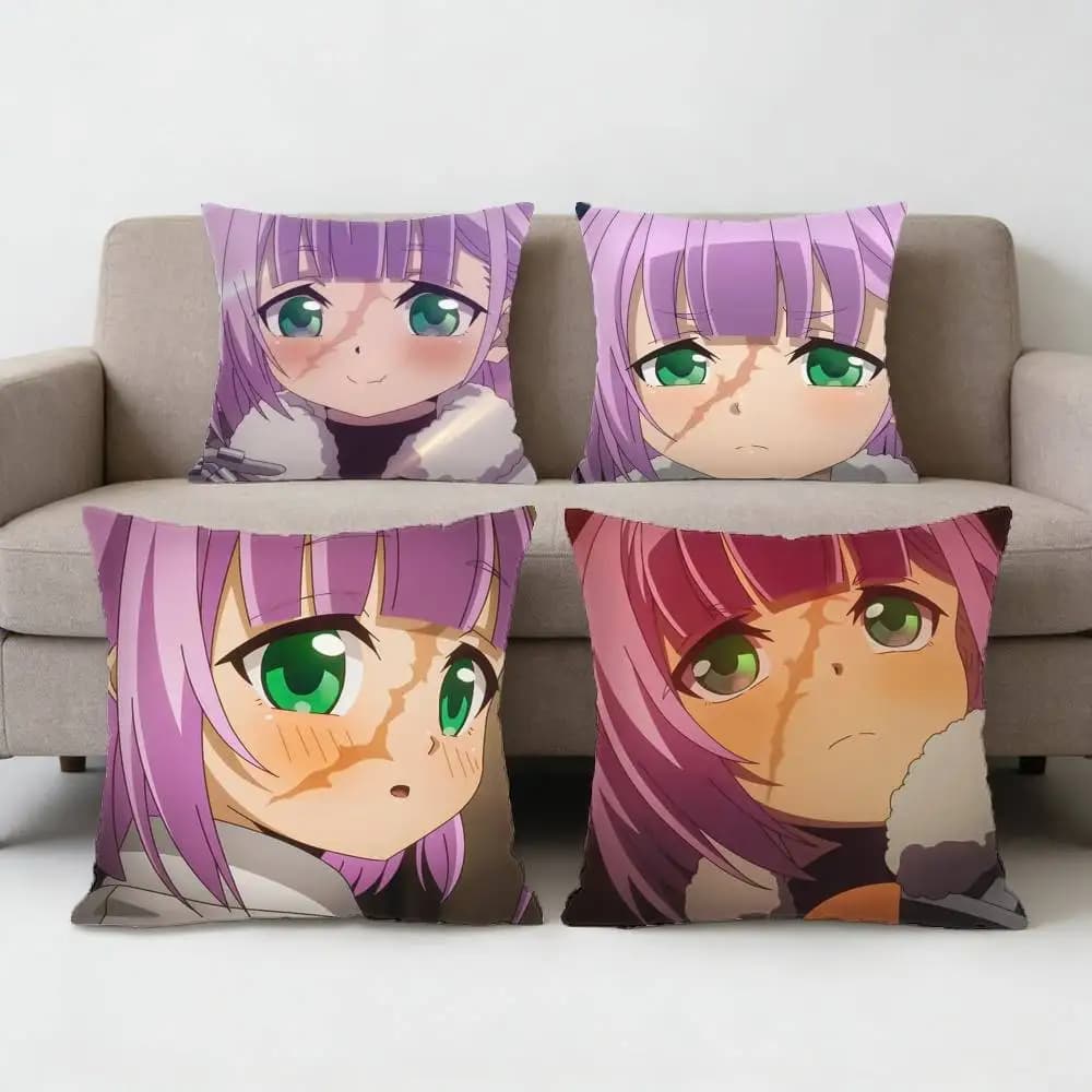 Charlotte Tomori Nao Pillow Case Sofa Living Room for Bedroom car Headboard Backrest Cushion Square Cushion Nap Time