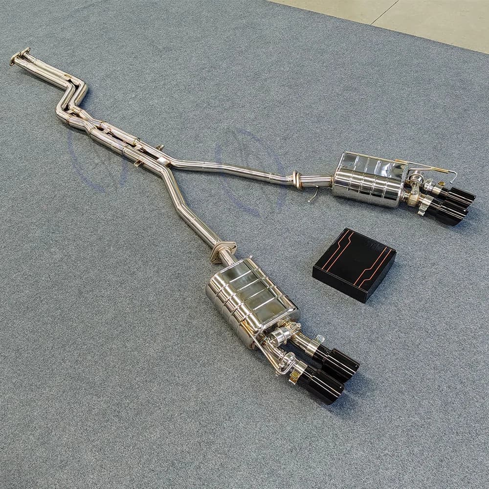 Stainless Steel Shoe Tubes for E89 2.5L/3.0L/2.0T/3.0T, Shoe System with Valve Silencer