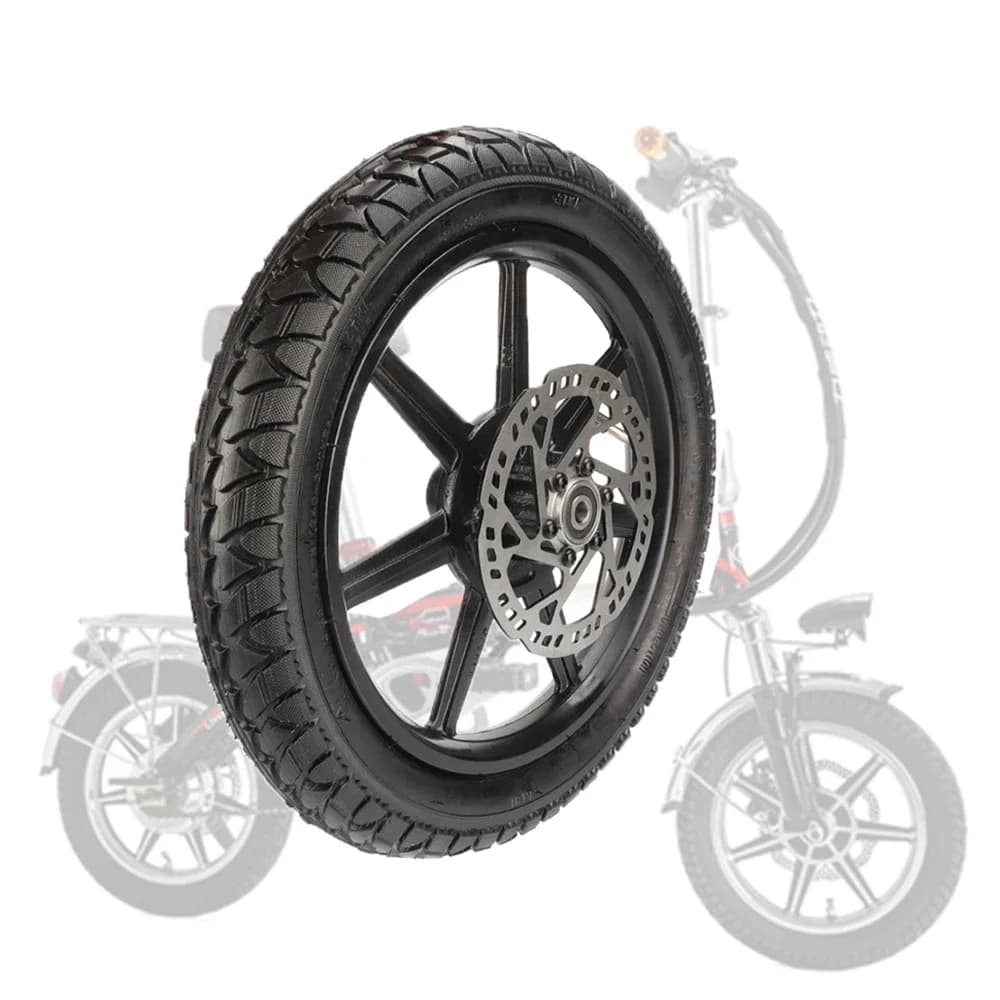 Moto 14 pollici ruota anteriore 14x2.125 pneumatico con disco freno da 140MM per Scooter elettrico E-bike pieghevole accessori per biciclette