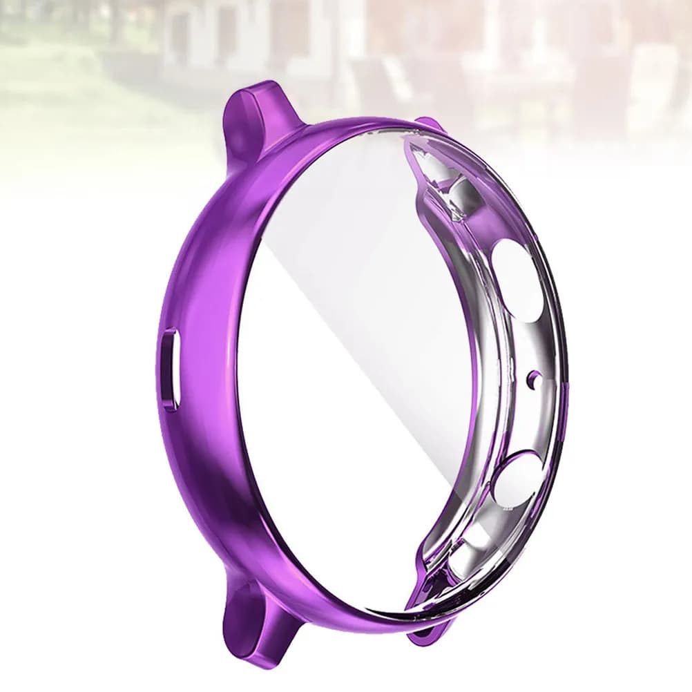Electroplate Smart Watch Protective Frame Case Cover Purple 40Mm Scratch Proof Shell for 2