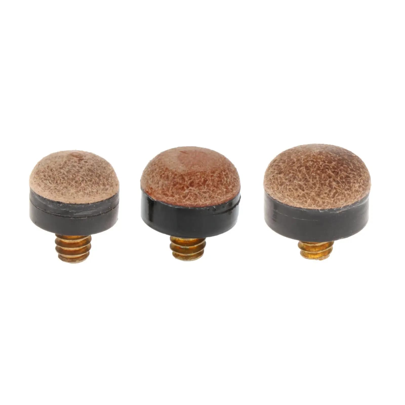 Billiard Pool Cue Tip Hard Plastic Replacement Head Cue Tips Billiard Accessory for Indoor Game Repair