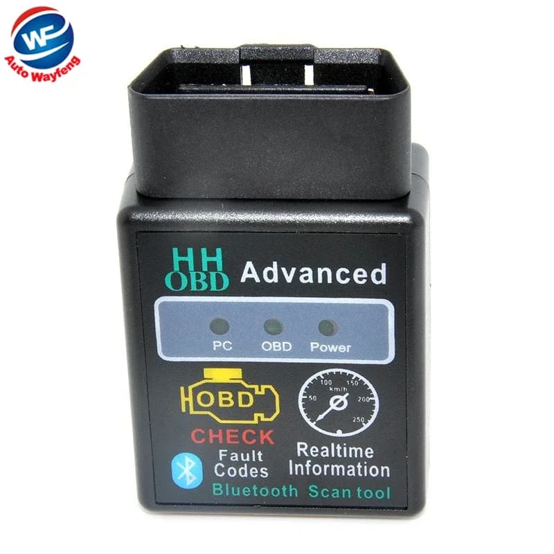 HH OBD MINI ELM327 v1.5 Nero Bluetooth OBD2 Auto CAN Adattatore Wireless Scanner TORQUE ANDROID Spedizione Gratuita