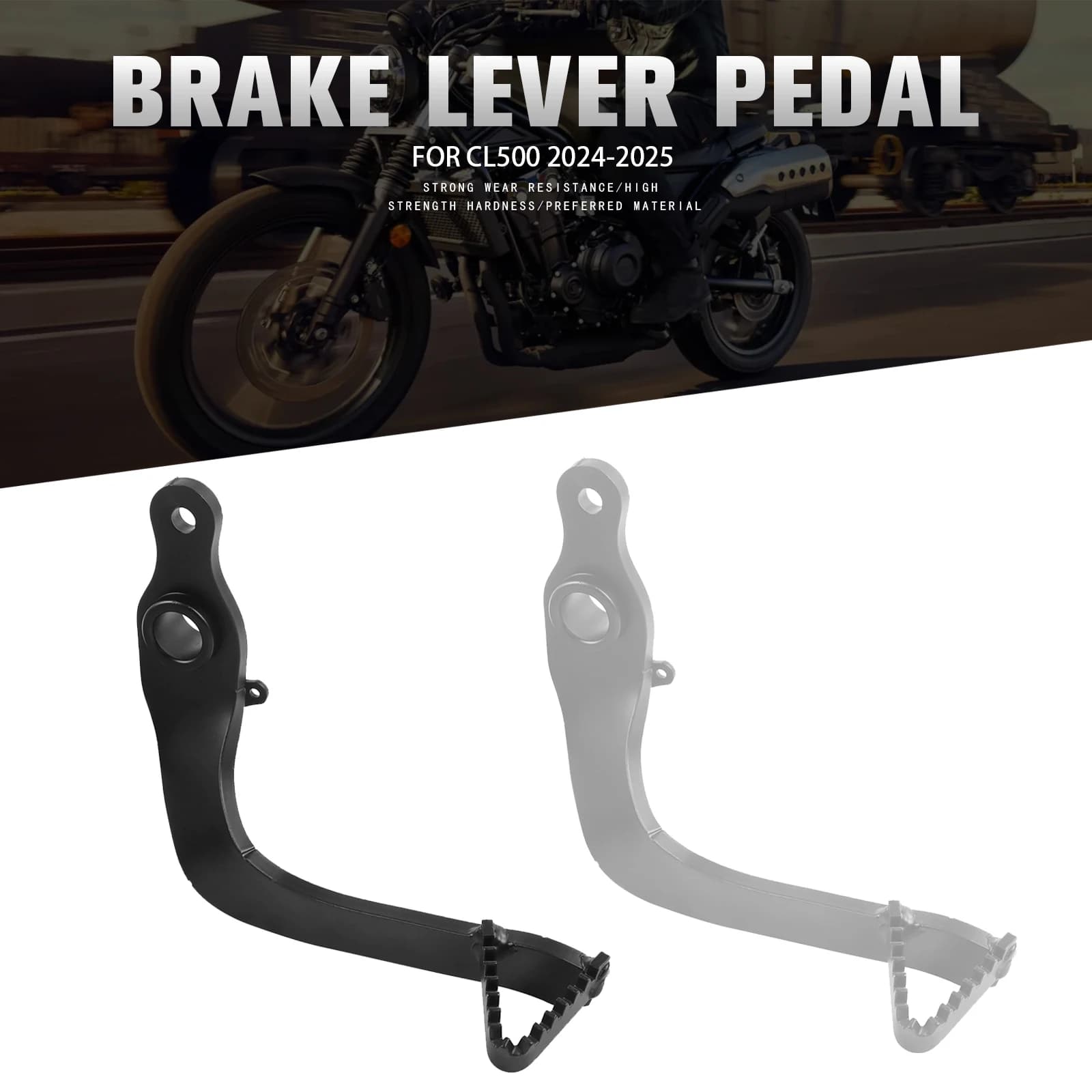 CL500 Moto Posteriore Poggiapiedi Piede Pedane Pedale Del Freno Leva Accessori Per Honda CL 500 2024-2025