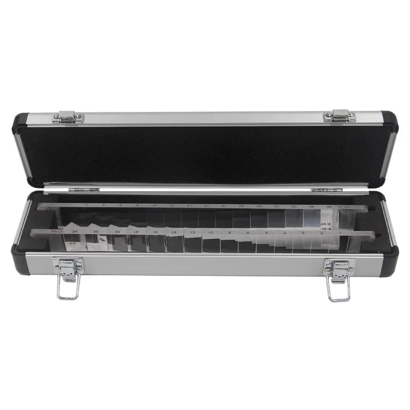 NEW VISION Top Quality Optical Instrument Vertical and Horizontal Prism Bar Set Packed with Aluminium Case VB-15+HB-16