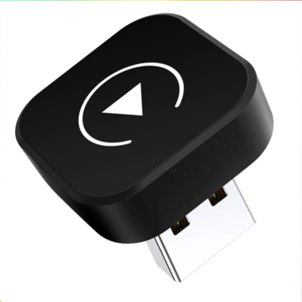Adattatore Wireless 2-in-1 USB C Aggiornato per CarPlay e Android Auto, Plug & Play Compatibile con iPhone e Smartphone Android