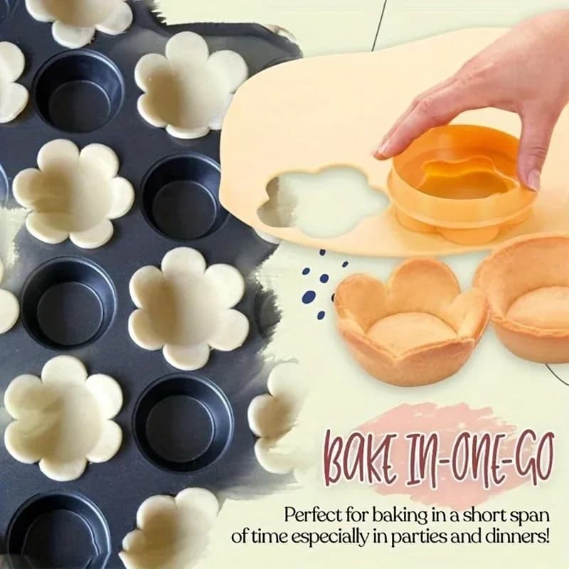 Set di pressino per pasta per pasticceria, taglierina a forma di fiore, stampo per torta, tazza per torta creativa, pressa per biscotti, pressa per torta, strumento di cottura fai da te da cucina