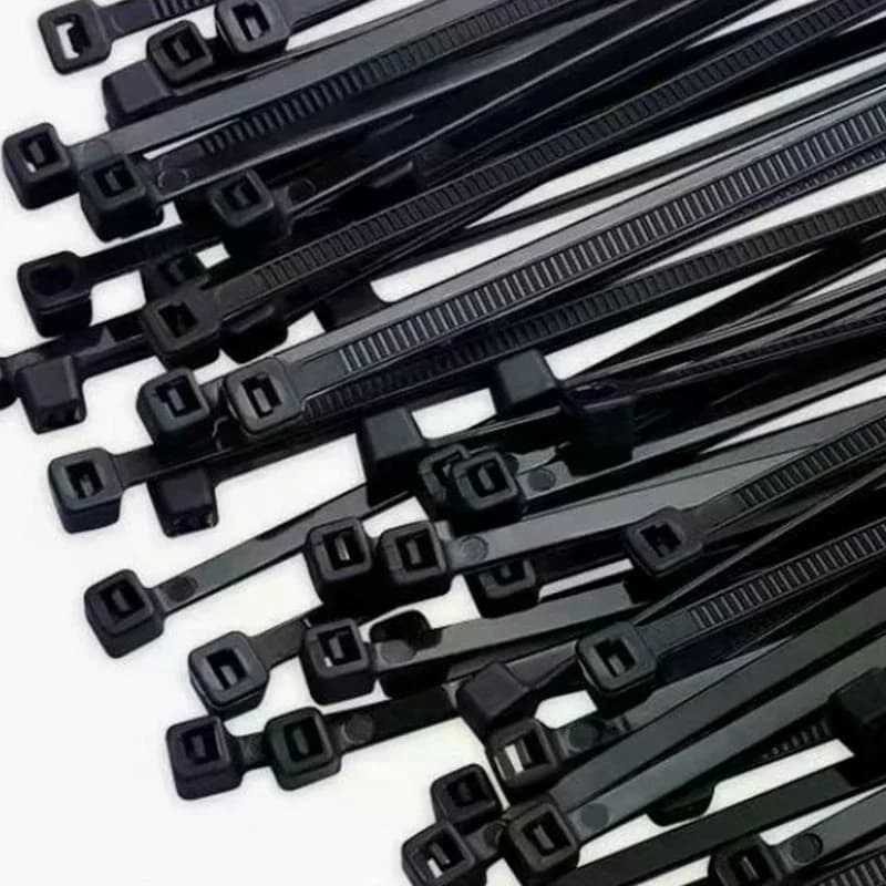 Fascette per cavi in nylon autobloccanti da 100/500 pezzi Passanti di fissaggio regolabili durevoli per la gestione dei cavi elettronici per l'home office