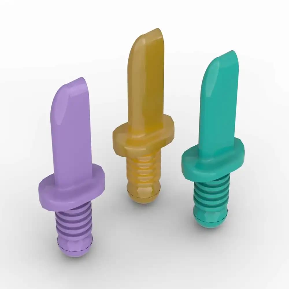 MOC 10PCS 44658 High-Tech Compatibile Palmare Braccia Soldato Spada Puntelli Coltello Building Block Particelle Generali Giocattoli Per Bambini Regali di Natale
