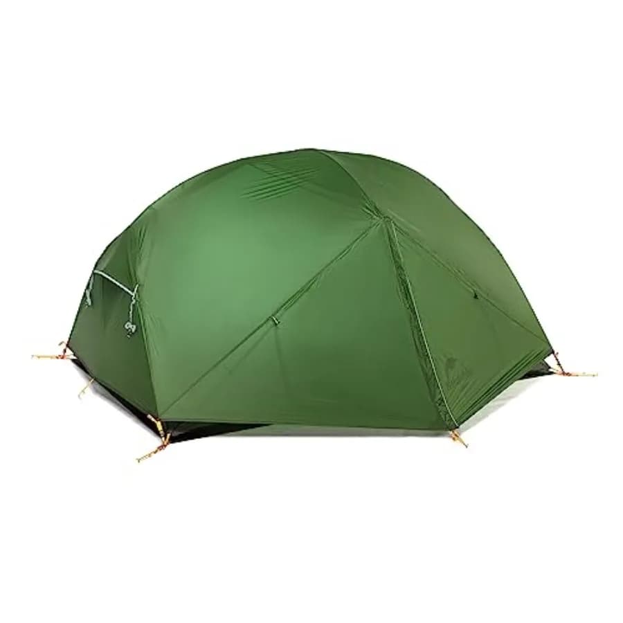 Tenda da Campeggio Mongar per 2 Persone, 3 Stagioni, Ultraleggera per Escursionismo e Ciclismo