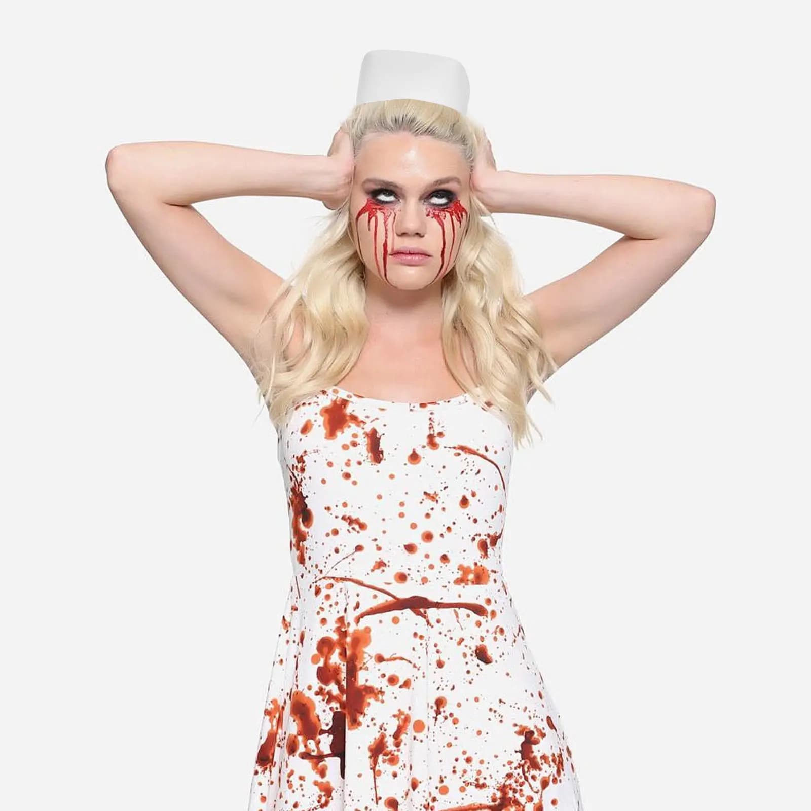 Cappello da Infermiera Bianco Sottile per Donne, Traspirante e Assorbente, in Tessuto Morbido, Accessorio per Infermieri, Festa di Laurea, Cosplay