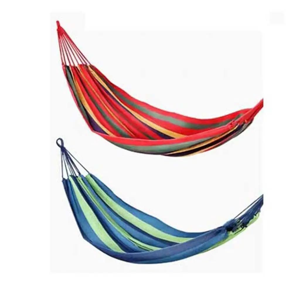 Swing Canvas Outdoors Camping Hanging Chair Stripe Hammock Sleeping Hammock Outdoor Hammock Single Hanging Bed Camping Hammock