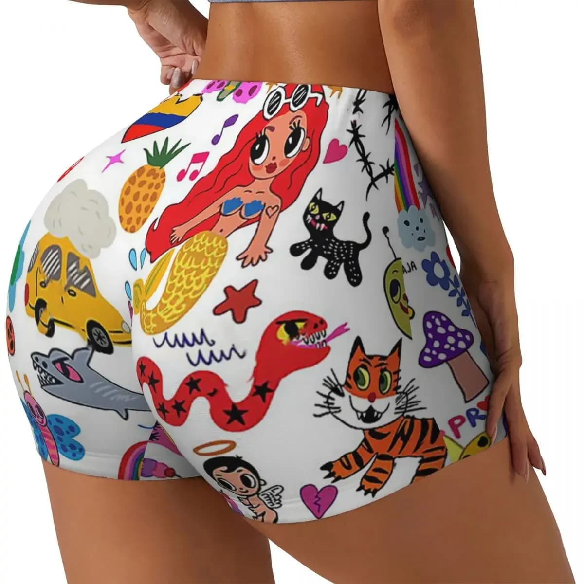 Custom Karol G Manana Sera Bonito Women Gym Workout Running Shorts Athletic Volleyball Biker Yoga Shorts