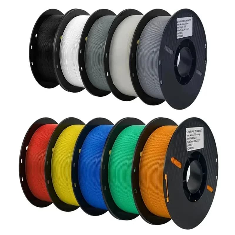 OEM ODM 10KG PLA Filament for 3D Printer, 1KG/Roton, 1.75MM, 100% Sorted Filaments, FDM Printing Materials