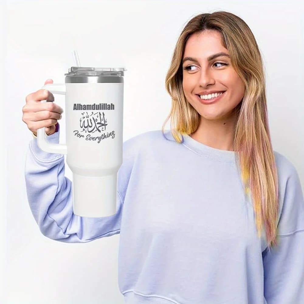 40oz Stainless Steel Tumbler with Covers and Water Bottle, Reusable Bottle, Travel Cup, Glass with Double Vacuum Insulation