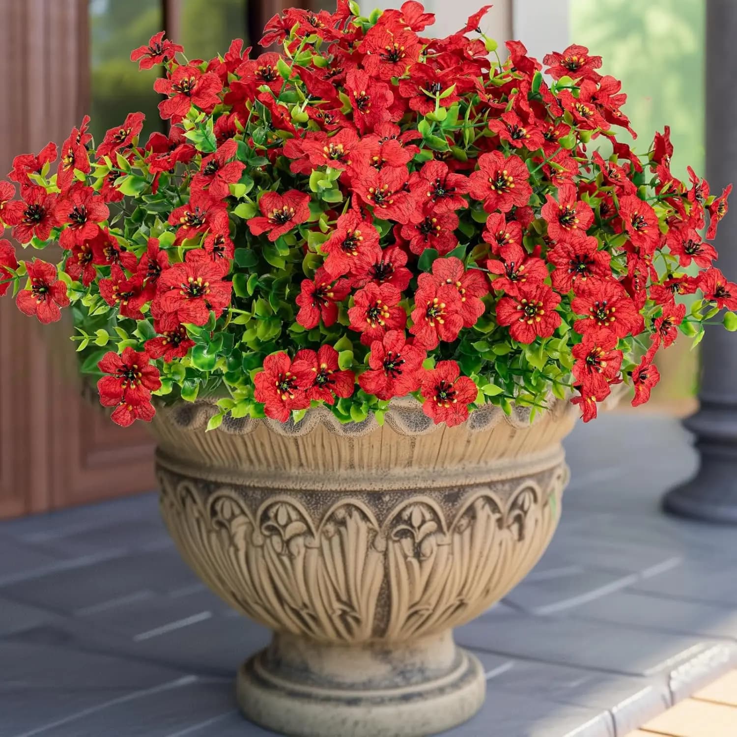 Pianta Artificiale di Eucalipto in Seta e Plastica, Fiore Viola per Decorazioni Matrimoniali, Festive, Casa, Vaso, Giardino, Bonsai, Fai-da-Te, Regalo