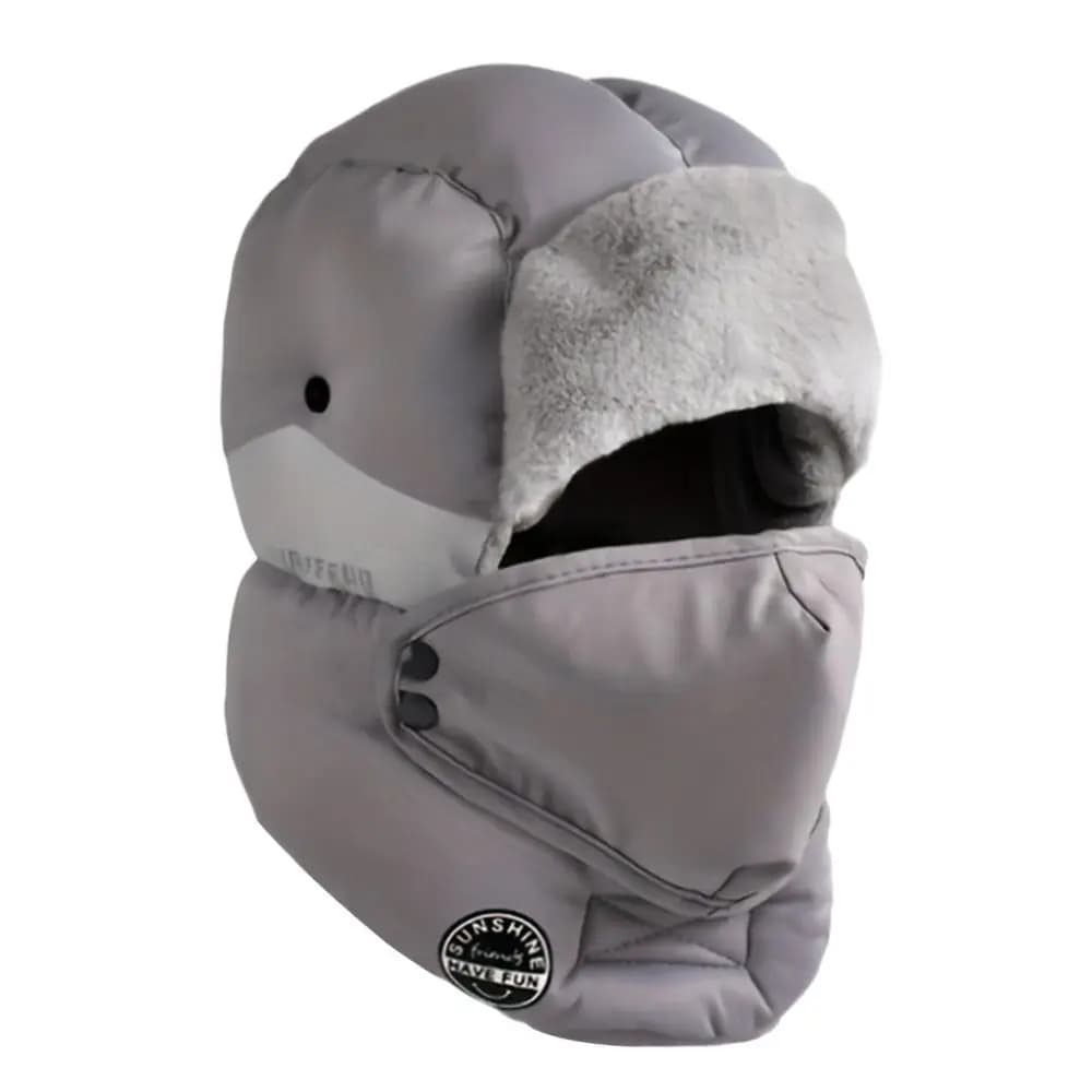 Cappelli invernali caldi con paraorecchie Berretto bomber russo in peluche Berretto da sci ispessimento casual da esterno