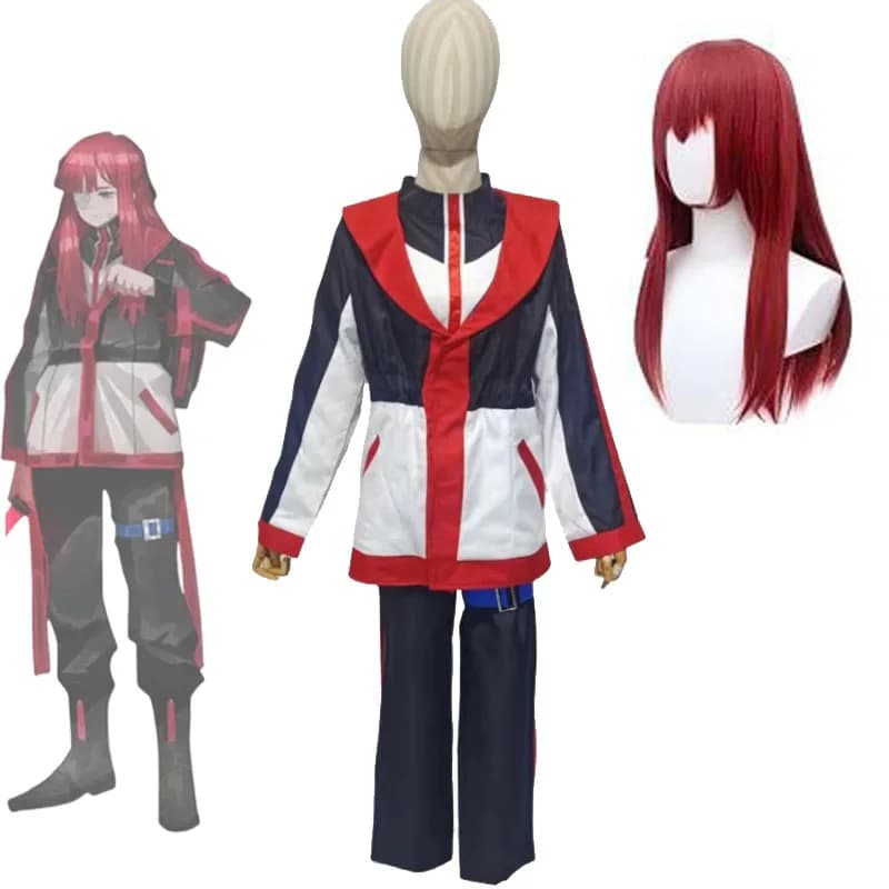 Yuri Cosplay Costume by Limbus Company Song I: The Outcast, Yuri Wigs and Copricapo, Palcoscenic Dresses for Cosplayer by Anime and Video Games, Halloween