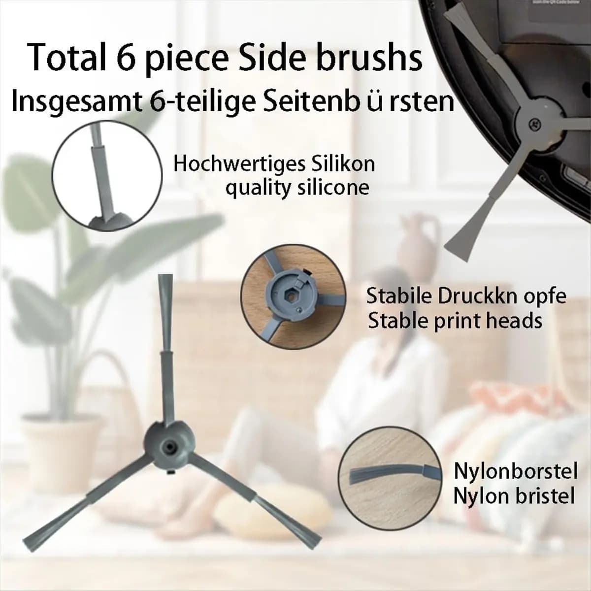(A14E) Kit di 15 Accessori per Robot Aspirapolvere Eufy Clean L50 /L50 SES /L60 /L60 Hybrid: Spazzole Principali e Laterali, Filtri, Sacchetti per la Polvere