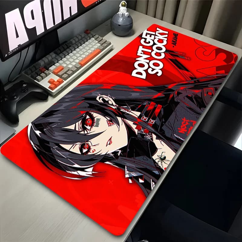 XXL 900x400mm Cute Anime Girl Gaming Mouse Pad, Soft Non-Slip Rubber Base, Extended Desk Mouse Mat for Laptop PC