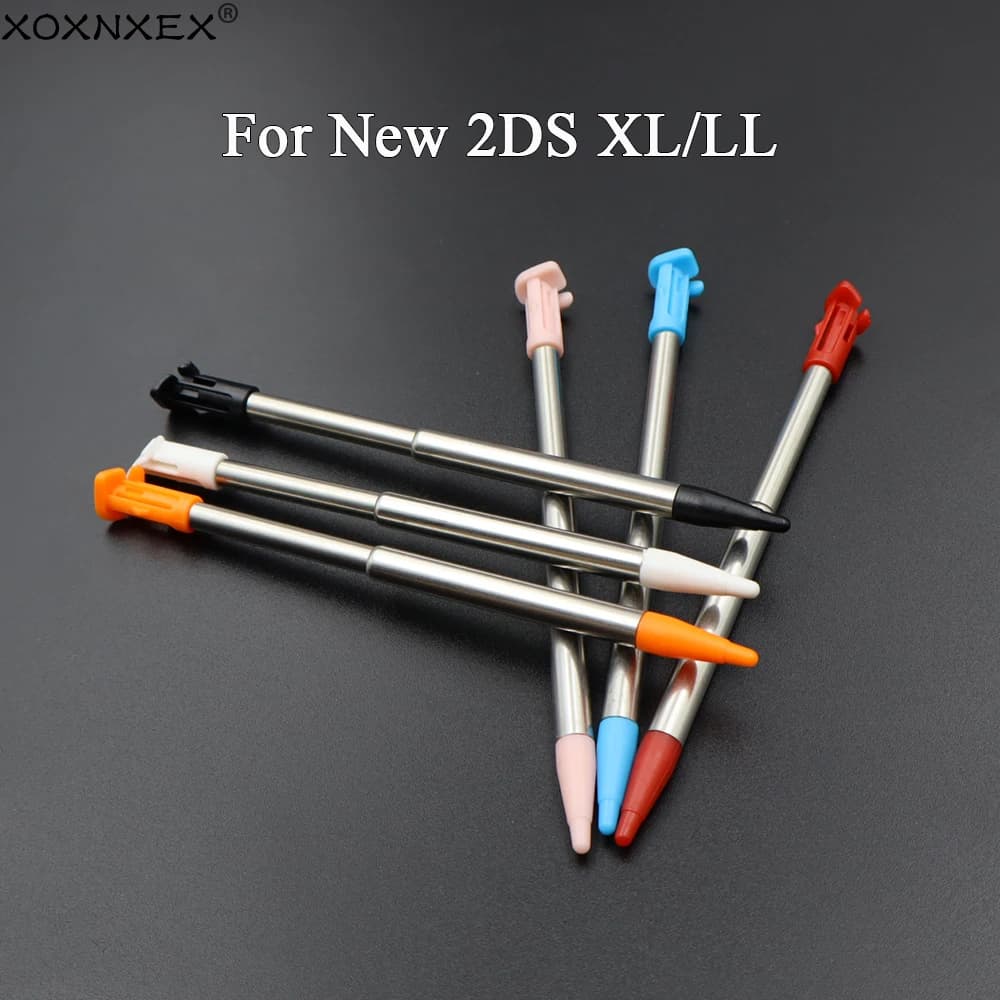 1 pz Per La Nuova Console di Gioco 2DSLL 2DSXL Penna Touch Screen Stilo Telescopico In Metallo Per Il Nuovo 2DS LL XL