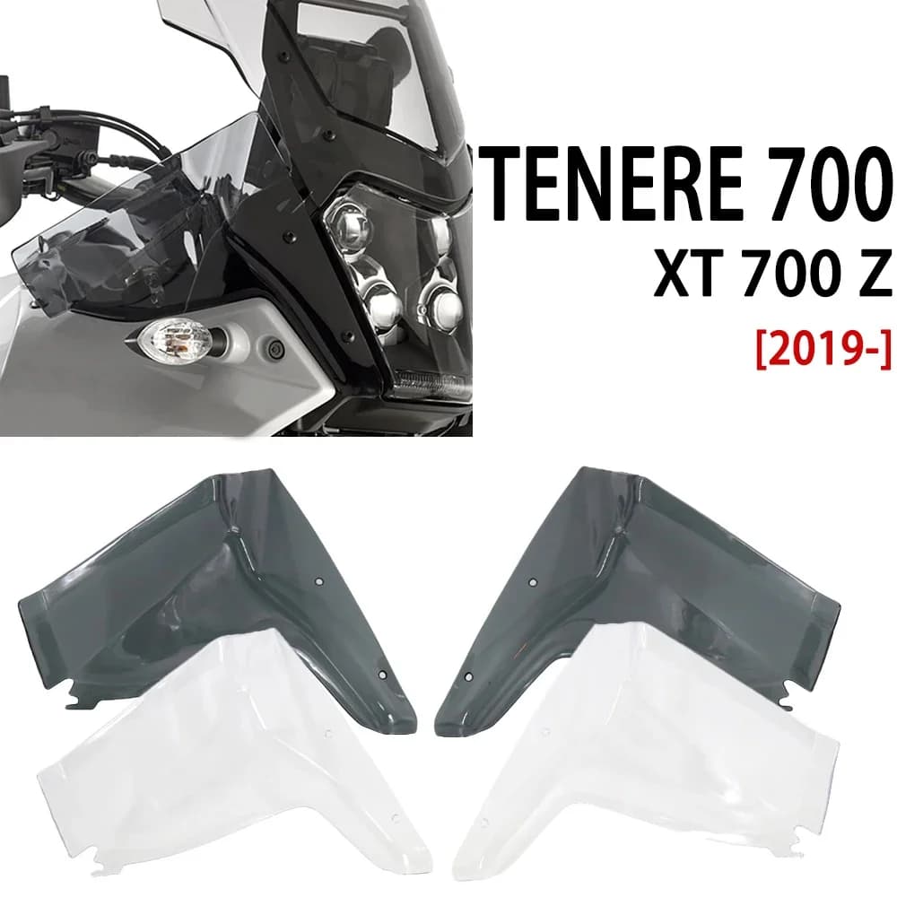 Per Yamaha Tenere 700 TENERE700 XT700Z Moto Acrilico Paramani Protezione 2 Colori Protezione Della Mano Vento Deflettore Moto Accessori