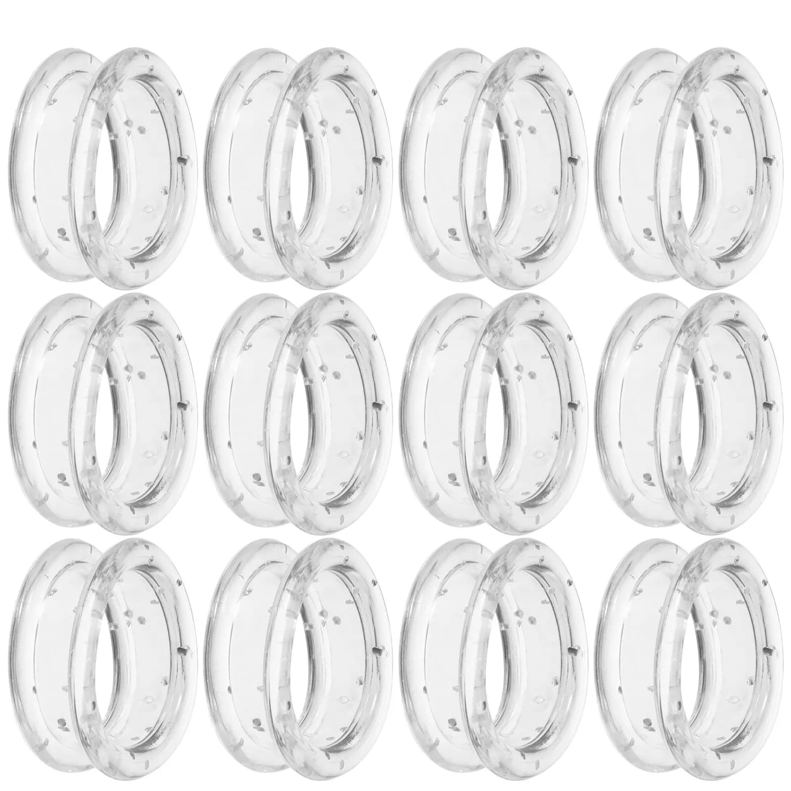 Set di 12 Anelli in Silicone Colorati per Forbici, Accessori per Toelettatura Cani, Comfort e Controllo Preciso per le Zampe