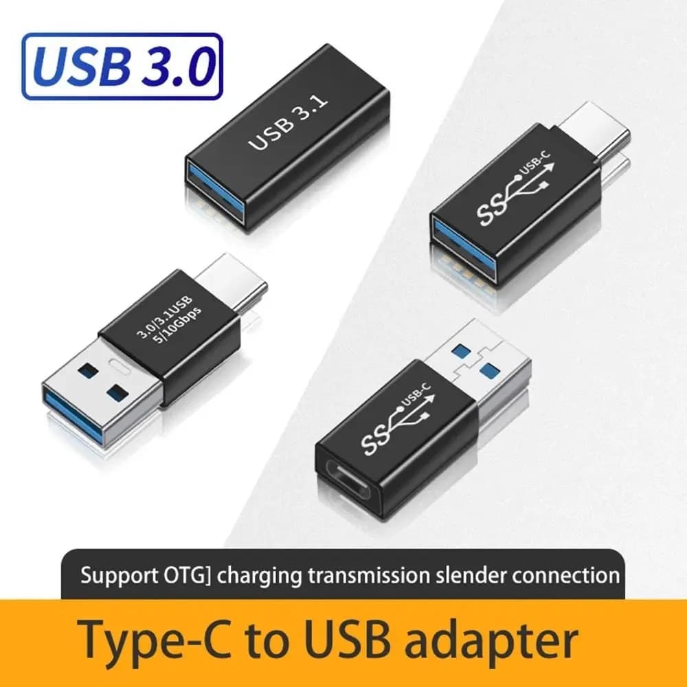 Connettore USB 3.0 Adattatore da USB a USB 5 Gbps Gen1 Maschio a Maschio Femmina Convertitore USB SSD HDD Cavo Extender Spina di estensione USB 3.0