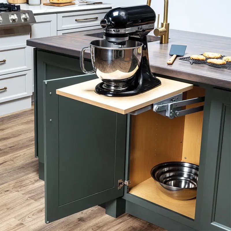Automatic Lifting System for Kitchen Furniture Spring - New Telescopic Shelving System for Mixer