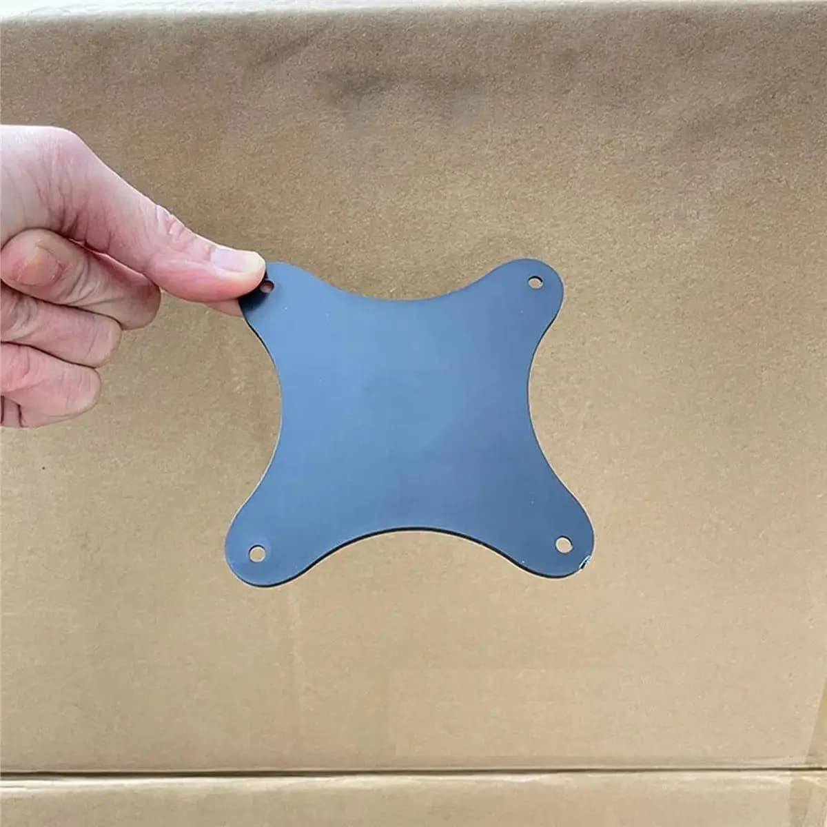 2Pcs Portable Monitor Holder Vesa75 Hole Pitch Ball Head Adapter Free Angle Adjustment Stable Support TV Stand Interface