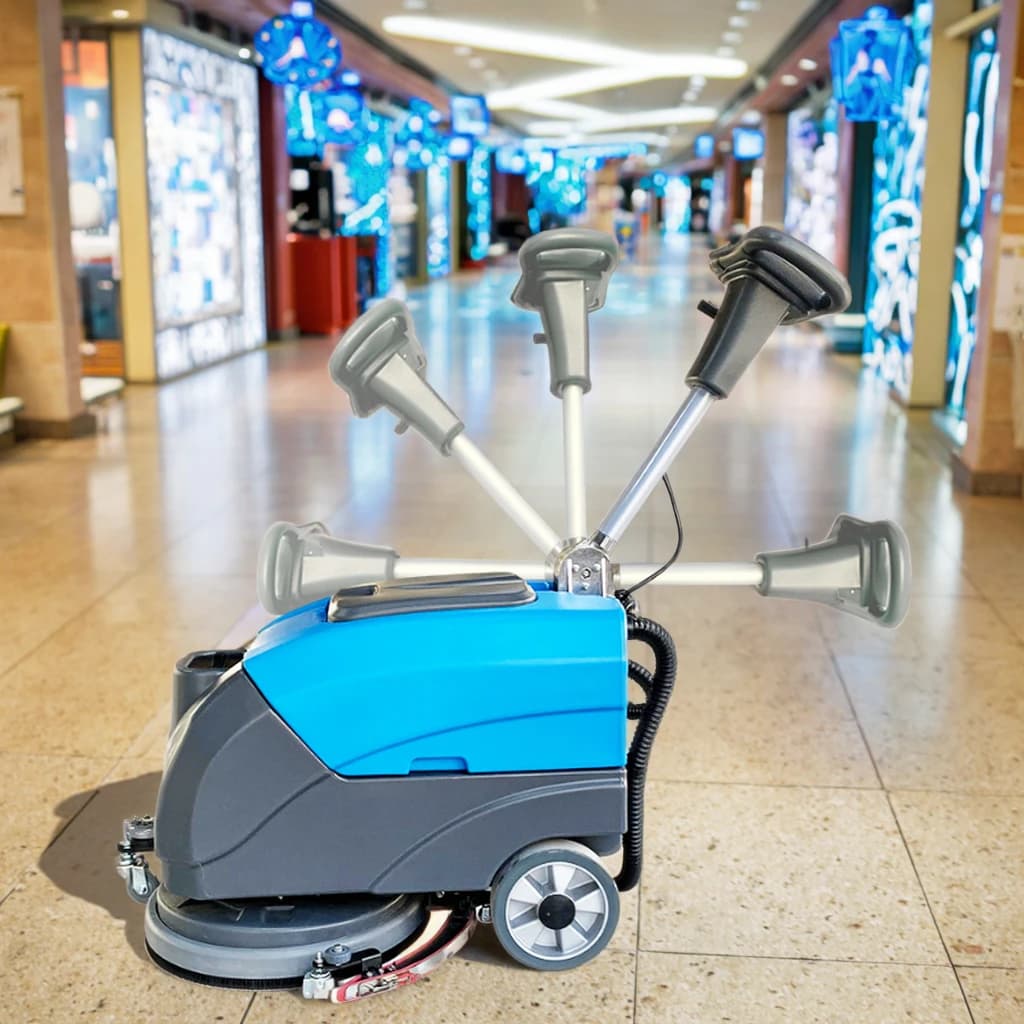 New Lavasciuga Industrial Electric Flooring Manual with Hospital Grade Brush for Cleaning Tiles and Flooring