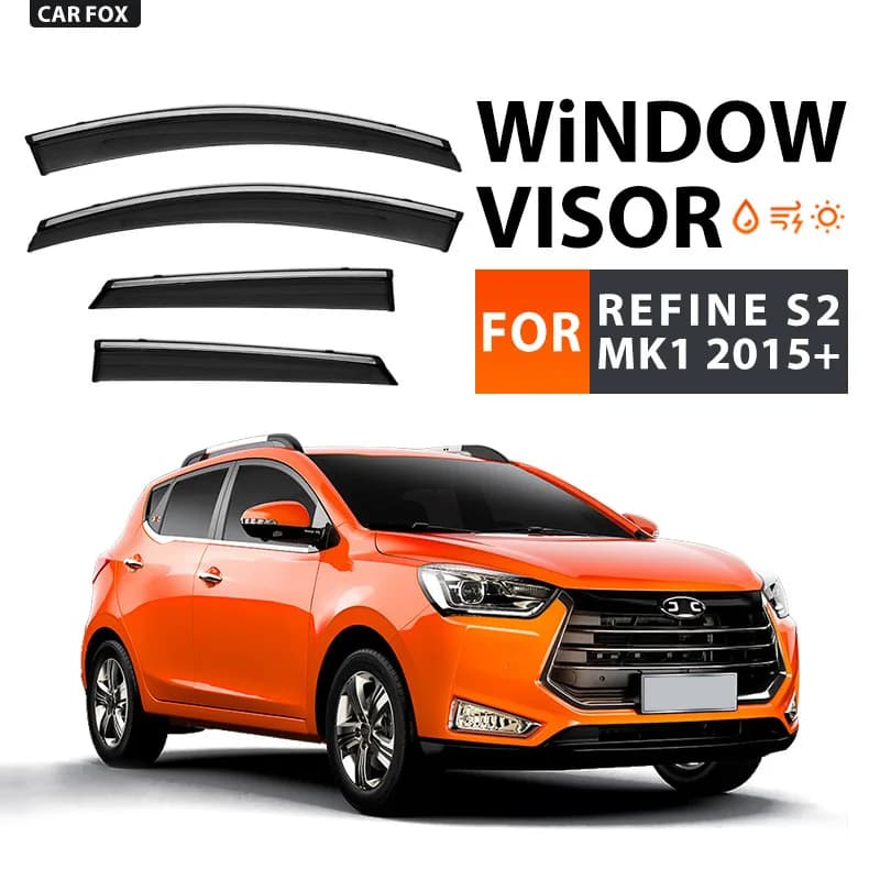 Per JAC Refine S2 mini 2010-2015 + Finestra di Automobile Visiera Tenda Shelter Parabrezza Finestrino Laterale Pioggia Parasole Accessori Auto