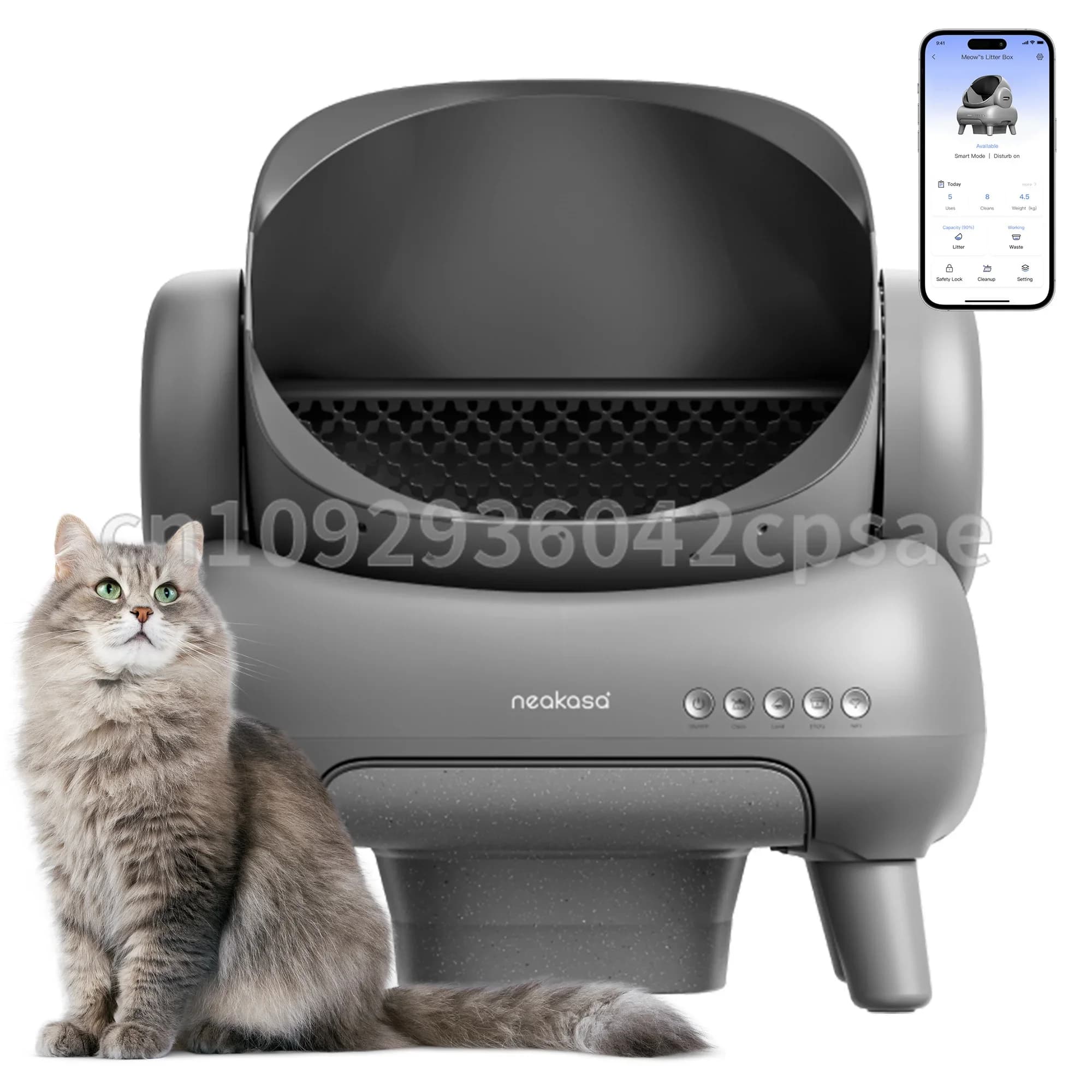 Toilette per gatti autopulente automatica Smart Cat Box Neakasa M1 con controllo app Campo visivo super ampio