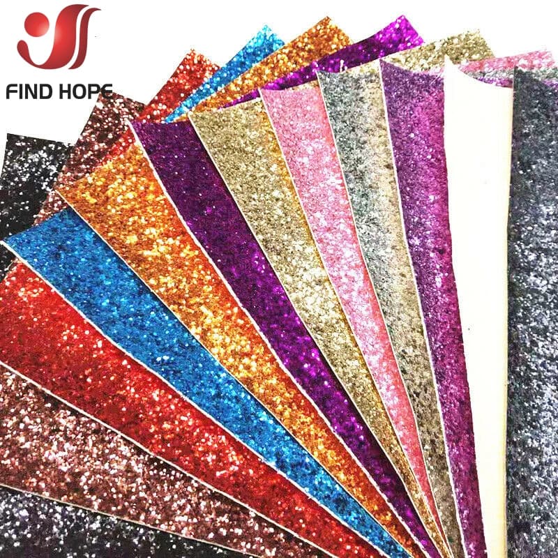 Big Glitter Adhesive Fabric for Vacation Sewn DIY Creation of Handmade Earrings Hair Flakes Decorations wedding favors decoration decoration 20 * 15 cm / 30 cm