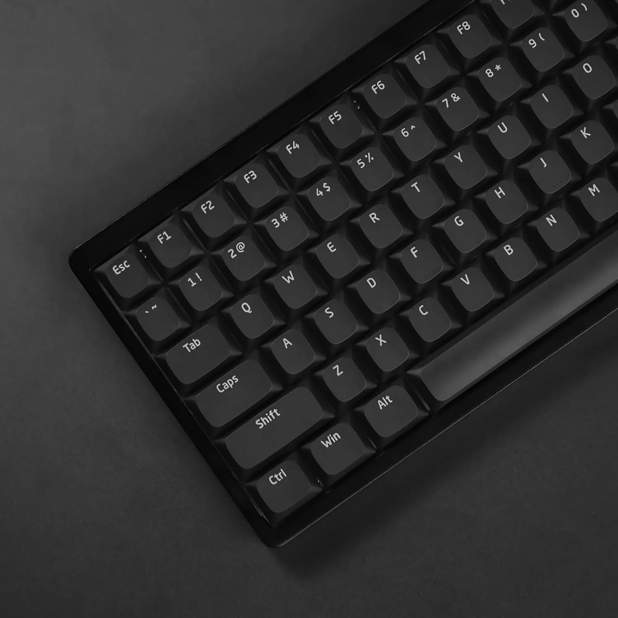 Keycaps a profilo basso per tastiera meccanica, semplici, in colore unico, in materiale PBT, personalizzabili.