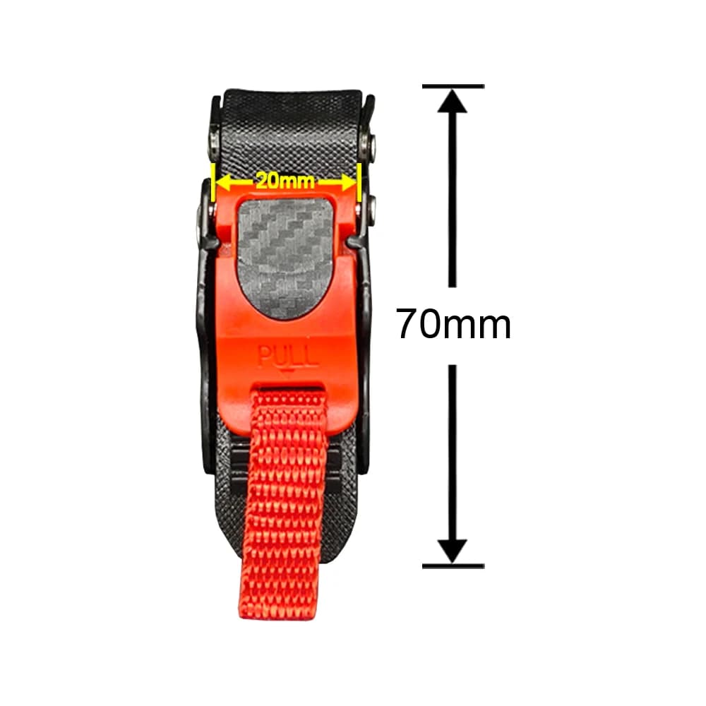 10-Segment Quick-Release Buckle Plastic Motorcycle Helmet Replacement Parts