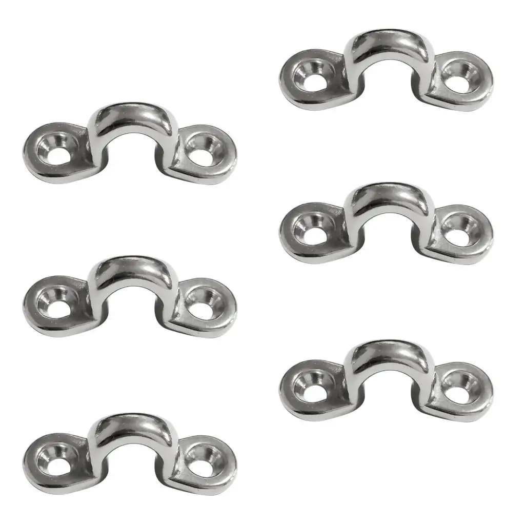 Anello per ponte in acciaio inossidabile con occhiello marino argento, cinturino di ancoraggio hardware per forniture per kayak, canoa, barca
