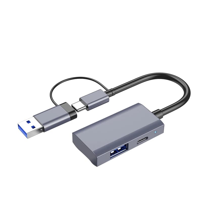 Lettore di schede di memoria 4 in 1 USB 3.0 USB-C SD TF U Disk OTG Adattatore per Pro/Air 2023, Ipad Pro, Imac, Surface Book 3-AD03