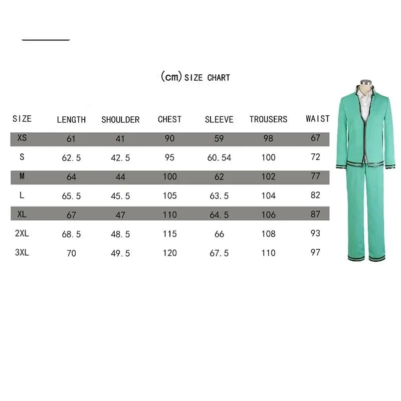 s;3'c\5/b'Anime Costume Men School Uniform The Disastrous Life Women Skirt Cosplay Props Suits3'f,6\b;8/