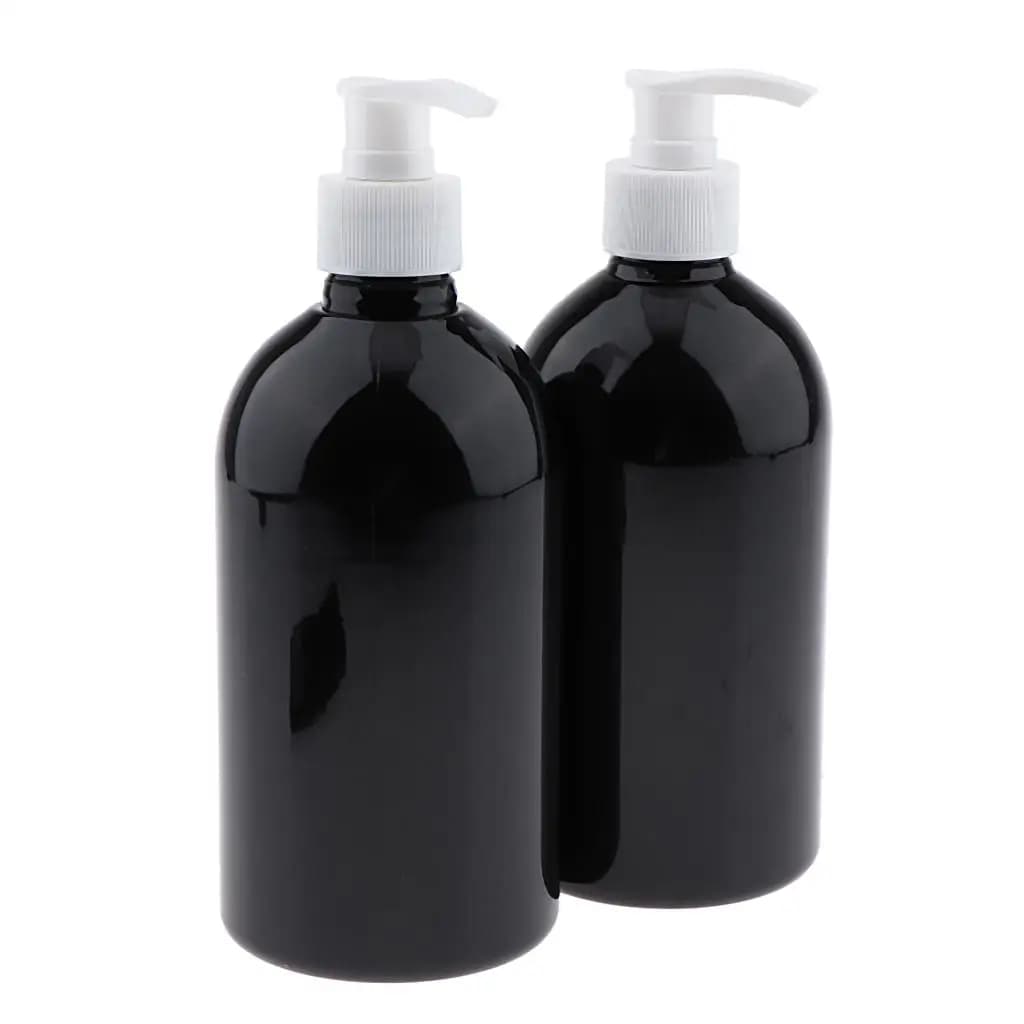 Flacone Vuoto in Plastica con Pompa per Lozione, Contenitore Ricaricabile Protettivo per Sapone Liquido e Balsamo