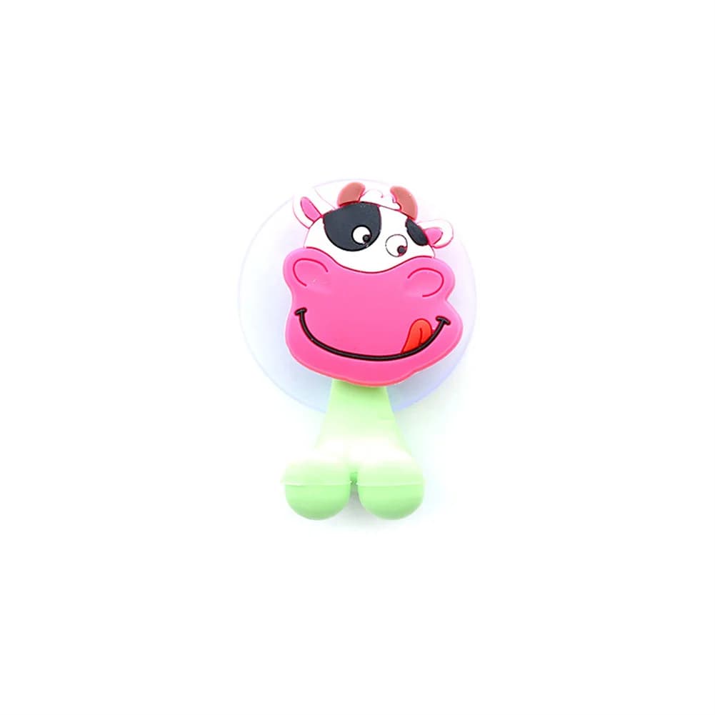 Kids\\\\\\\\\\\\\\\' Cartoon Animal Toothbrush Holder Wall Mount Suction Cup Bathroom Organizer Smile Inducing Bathroom Decor