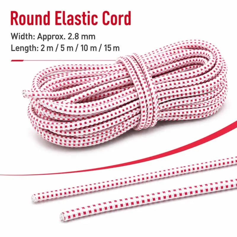 1~3Rolls 2.8mm Super Elastic Round Elastic Band Strong Elasticity for DIY Handmade Jump Rope Home Sewing Accessories
