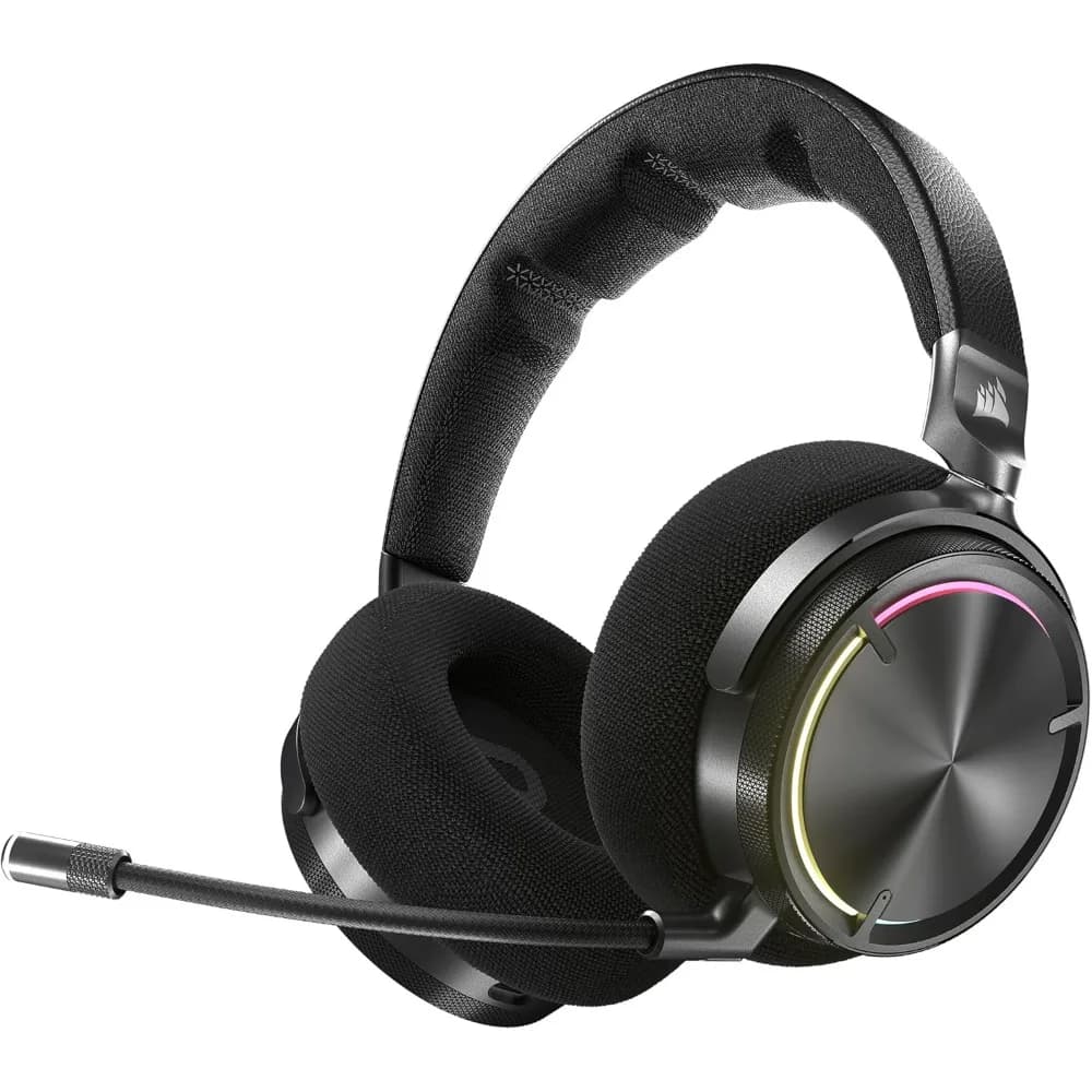 Wireless Gaming Headphones with Active Noise Cancellation, Dolby Atmos, Bluetooth, 50mm Free Driver for PC, Mac, PS5, PS4