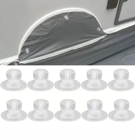 10/20 pezzi caravan camper organizzatore 45mm/ganci di sicurezza tenda ad alto impugnatura ventosa cuscinetti di fissaggio auto campeggio camper accessori