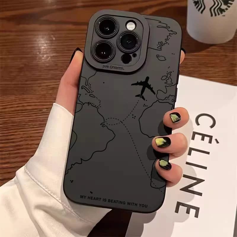 Custodia per telefono Desian per percorso aereo ispirata ai viaggi per Xiaomi Redmi Note 13 4G Custodie Note 12S 11S 11 10S 10 Pro Plus 13C 12C Cover