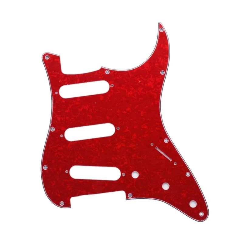3 strati 11 fori S + S + S battipenna per chitarra basso piastra antigraffio pick guardie per parti strumenti musicali per